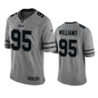 Bills #95 Kyle Williams Men's Jersey Gray Gridiron Gray Limited