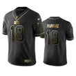 Men's Colts #18 Peyton Manning Black Golden Edition Jersey