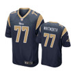 Andrew Whitworth Game Jersey Los Angeles Rams Navy