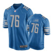 T.J. Lang Game Jersey Detroit Lions Blue
