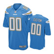 Custom Game Jersey Los Angeles Chargers Powder Blue