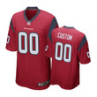 Custom Game Jersey Houston Texans Red