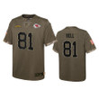 Chiefs Blake Bell Limited Jersey Olive 2022 Salute To Service