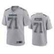 Jason Peters Cowboys Atmosphere Fashion Game Gray Jersey