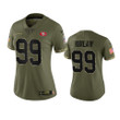 Women's 49ers Javon Kinlaw Limited Jersey 2022 Salute To Service
