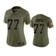 Women's Cowboys Tyron Smith Limited Jersey 2022 Salute To Service