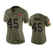 Women's Buccaneers Devin White Limited Jersey 2022 Salute To Service