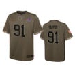 Bills Ed Oliver Limited Jersey Olive 2022 Salute To Service