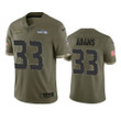 Seahawks Jamal Adams Limited Jersey Olive 2022 Salute To Service