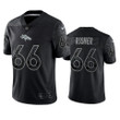 Broncos Dalton Risner Reflective Limited Black Jersey