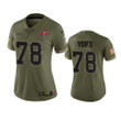 Women's Buccaneers Tristan Wirfs Limited Jersey 2022 Salute To Service