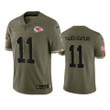 Chiefs Marquez Valdes-Scantling Jersey Olive 2022 Salute To Service