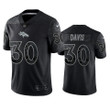 Broncos Terrell Davis Reflective Limited Black Jersey