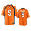 Youth Broncos Randy Gregory Game Orange Jersey