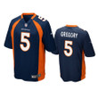 Broncos Randy Gregory Game Navy Jersey