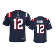Patriots Tom Brady Game Navy Jersey