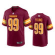 Commanders Chase Young Game Burgundy Jersey