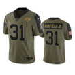 Buccaneers Antoine Winfield Jr. Limited Jersey Olive 2021 Salute To Service