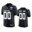 Jets Custom 2021 NFL London Game Black Jersey