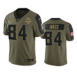 Vikings Randy Moss Limited Jersey Olive 2021 Salute To Service