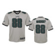 Eagles Dallas Goedert 2019 Inverted Game Silver Jersey