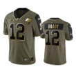 Buccaneers Tom Brady Limited Jersey Olive Gold 2021 Salute To Service