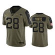 Patriots James White Limited Jersey Olive 2021 Salute To Service