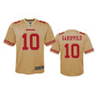 49ers Jimmy Garoppolo 2019 Inverted Game Gold Jersey