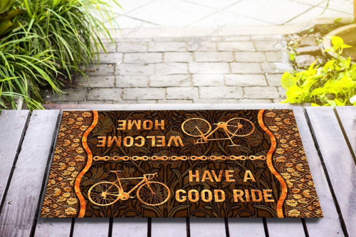 Road bike - have a good ride Funny Outdoor Indoor Wellcome Doormat - Pagift Store