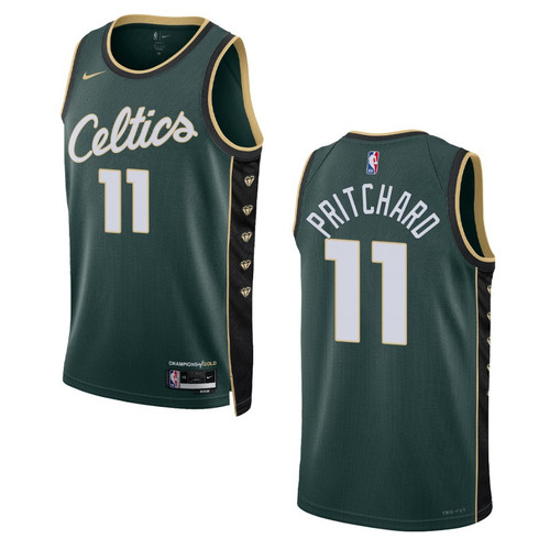 Boston Celtics Payton Pritchard 2022-23 City Edition Dark Green Swingman Jersey