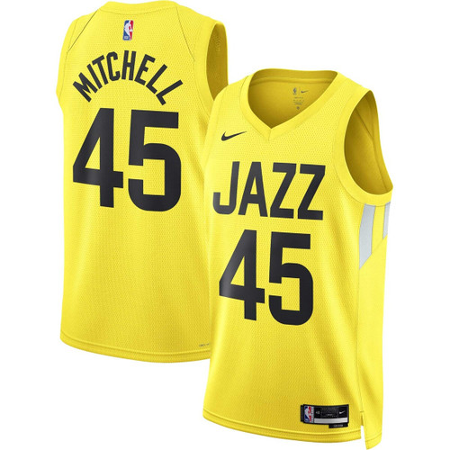 Donovan Mitchell Utah Jazz Nike Unisex Swingman Jersey - Icon Edition - Gold