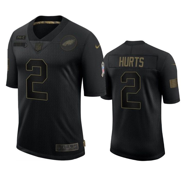 Eagles Jalen Hurts Limited Jersey Black 2020 Salute to Service
