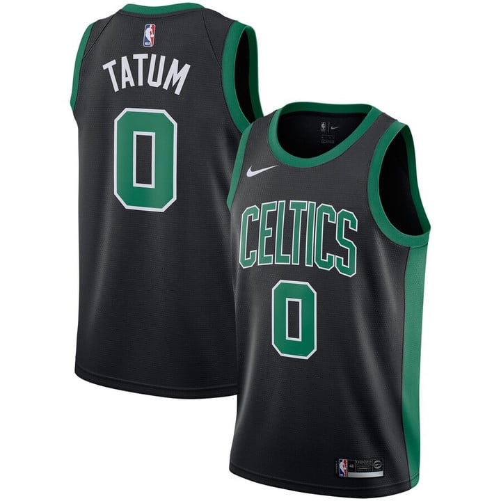 Jayson Tatum Boston Celtics Nike Replica Swingman Jersey - Statement Edition - Black