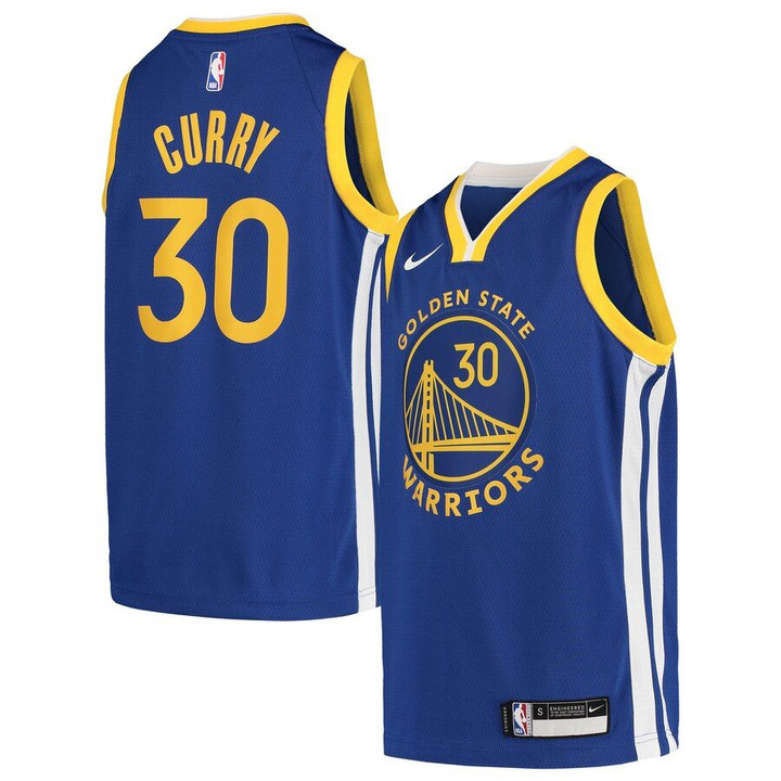 Stephen Curry Golden State Warriors Nike Youth Team Swingman Jersey - Icon Edition - Royal