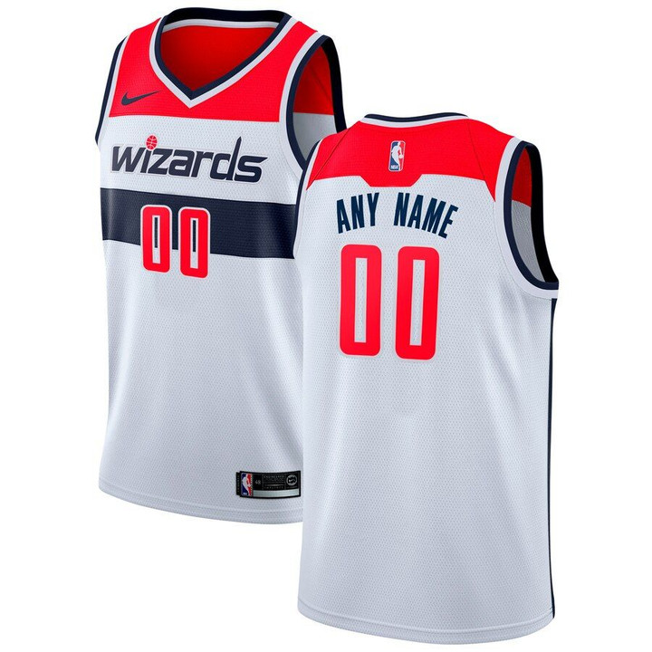 Washington Wizards Nike Custom Swingman Jersey White - Association Edition