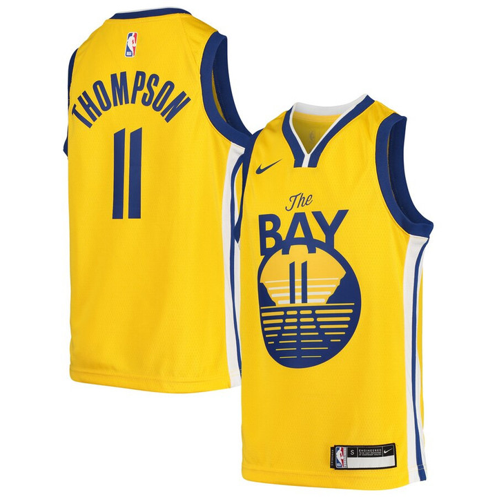 Klay Thompson Golden State Warriors Nike Youth Swingman Player Jersey - Statement Edition - Gold