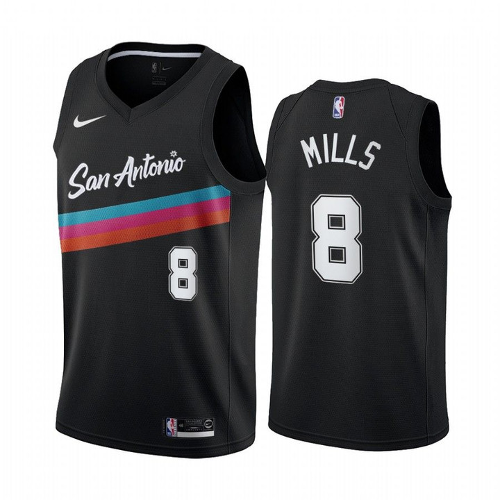 Patty Mills San Antonio Spurs Black City Edition Fiesta Colors 2020-21 Jersey