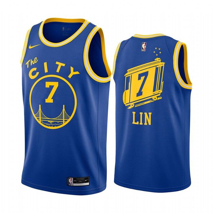 Jeremy Lin Golden State Warriors Royal Classic Edition 2020-21 Jersey