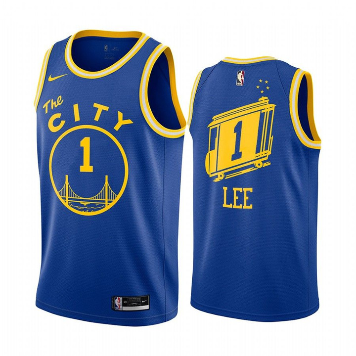 Damion Lee Golden State Warriors Royal Classic Edition Throwback 2020-21 Jersey