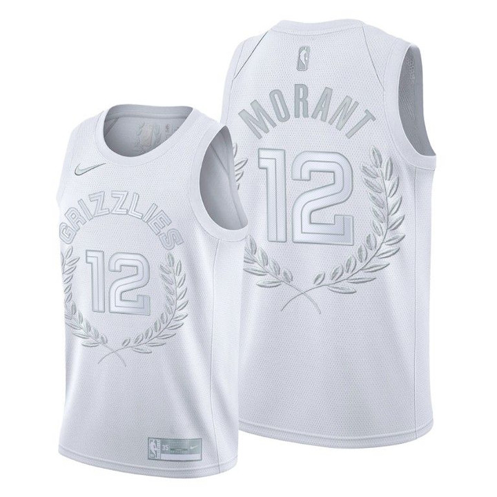 Ja Morant Grizzlies 2020 Rookie of the Year Awards Limited Jersey White