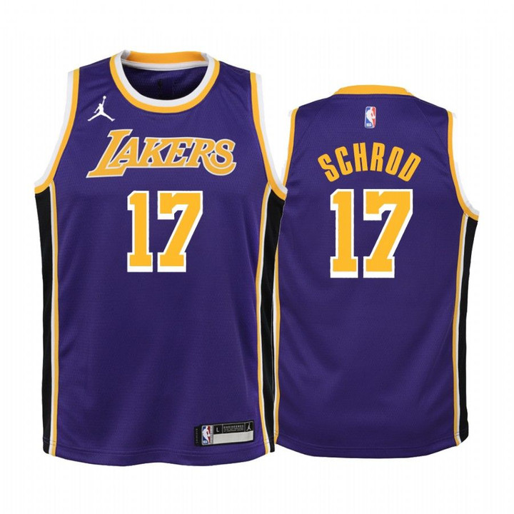 Dennis Schrder Los Angeles Lakers Youth Purple Statement Edition Jersey 2020 Trade