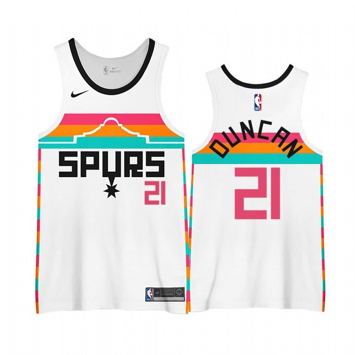 Tim Duncan 2020-21 Spurs City Edition 3.0 Jerseys
