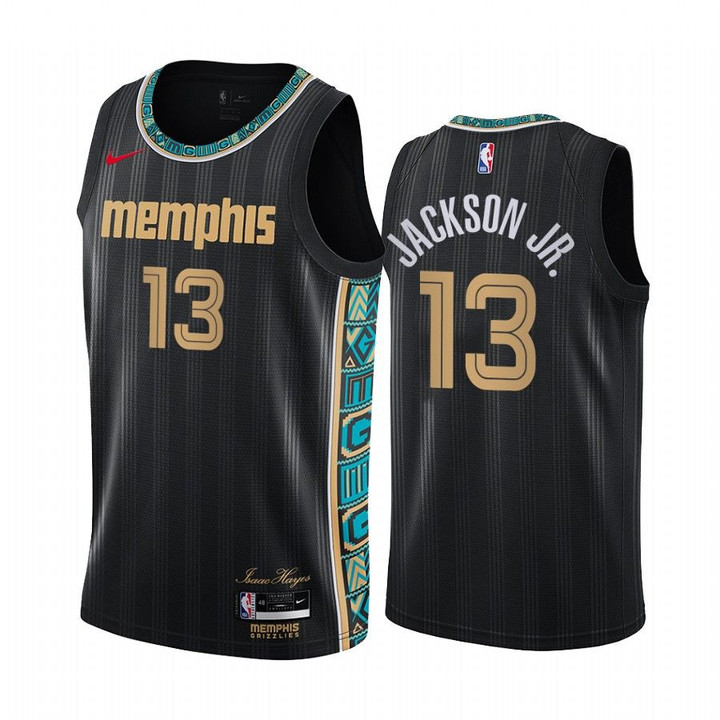 Jaren Jackson Jr. Memphis Grizzlies 2020-21 Black City Jersey New Uniform