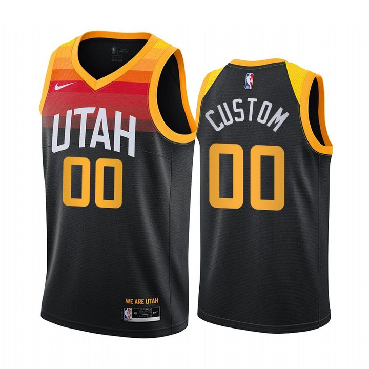Jordan Clarkson Utah Jazz 2020-21 Black City Jersey New Uniform