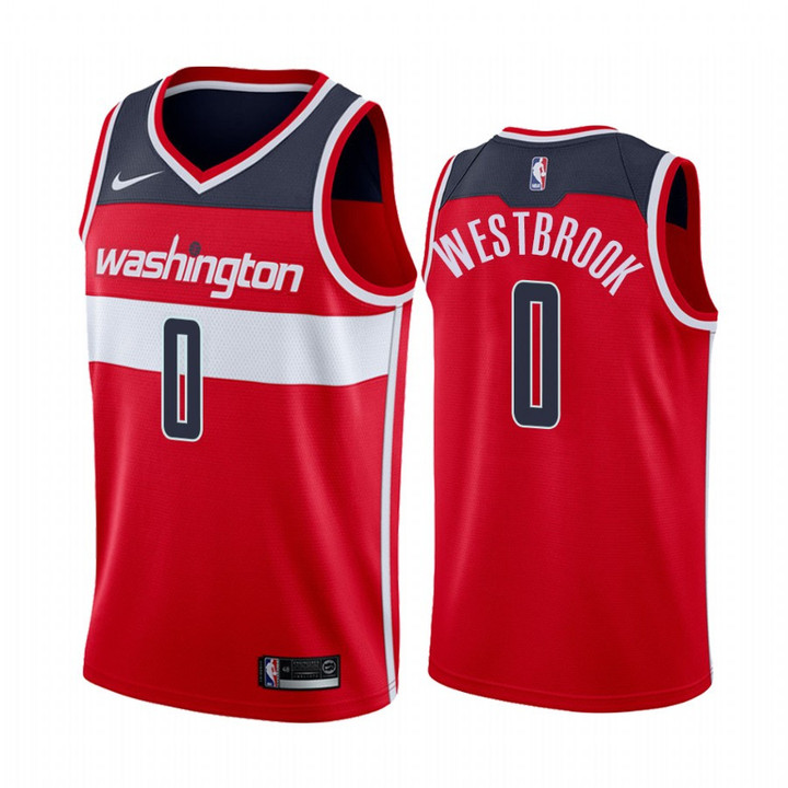 Russell Westbrook Washington Wizards 2020-21 Red Icon Jersey 2020 Trade