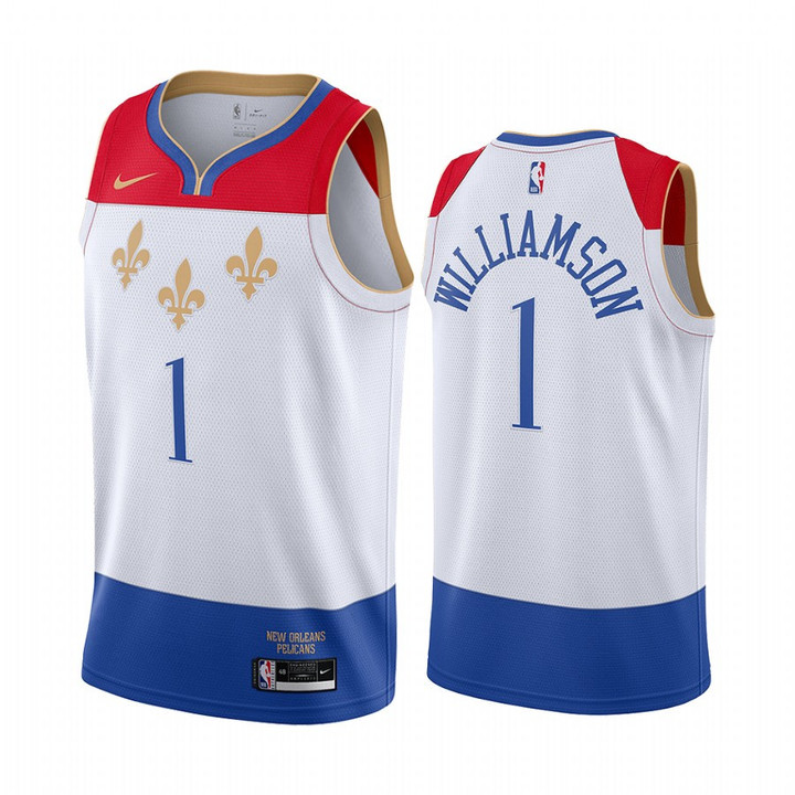 Zion Williamson New Orleans Pelicans White City Edition 2020-21 Jersey