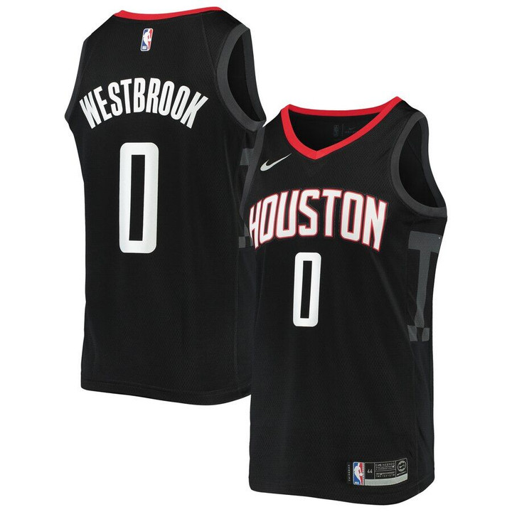 Russell Westbrook Houston Rockets Nike 2019/2020 Swingman Jersey - Statement Edition - Black