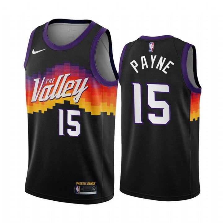 Cameron Payne Phoenix Suns Black City Edition The Valley 2020-21 Jersey