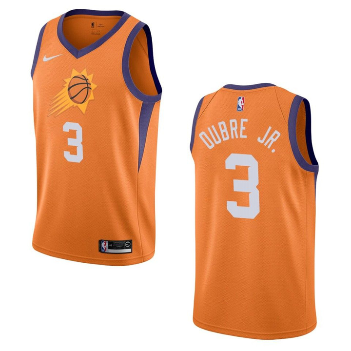 Men's Phoenix Suns #3 Kelly Oubre Jr. Statement Swingman Jersey - Orange