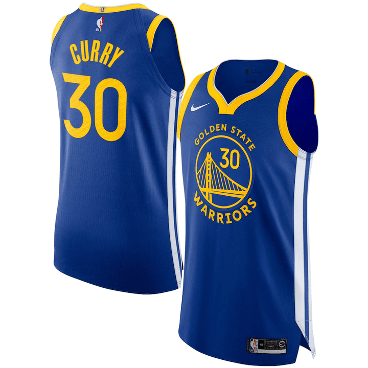 Stephen Curry Golden State Warriors Nike Finished Player Jersey - Icon Edition - Royal